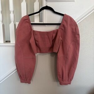 Free People Marley Denim Top